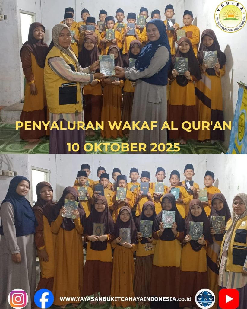 PENYALURAN WAKAF AL-QUR’AN YABISA, 10 Oktober 2025