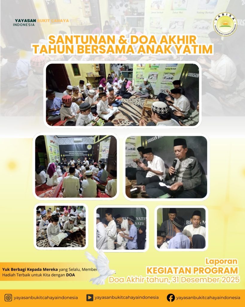 SANTUNAN DO’A BERSAMA AKHIR TAHUN DAN JUM’AT BERKAH YABISA