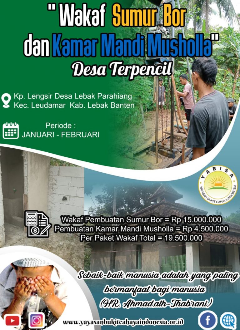 wakaf sumur bor